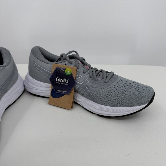 Asics Women's Excite 7 Running Shoes size 11 Sheet Rock (Gray)/Pure Silver/Pink - Picture 6 of 11